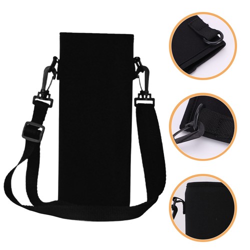 Black reusable neoprene - reusable, bottle