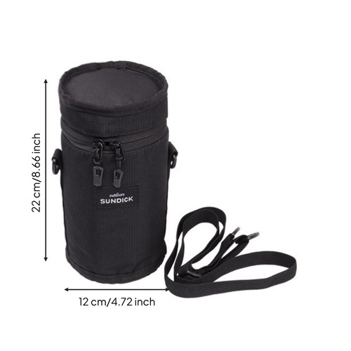 Water bottle carrier with - bottle,
