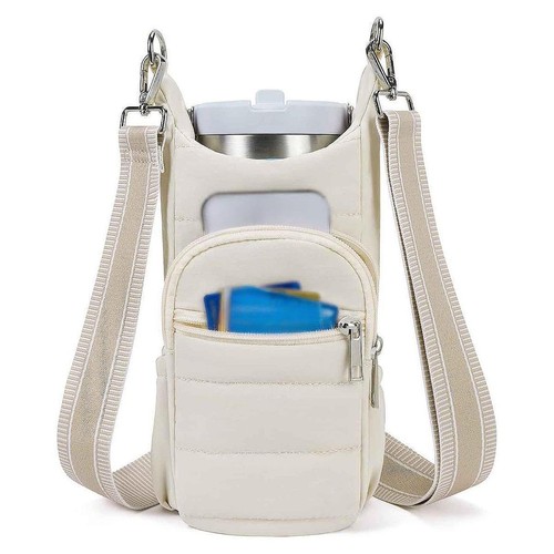 Water bottle holder with strap - holder,